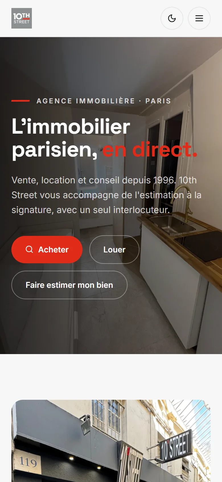 10thstreetimmo.com — version mobile